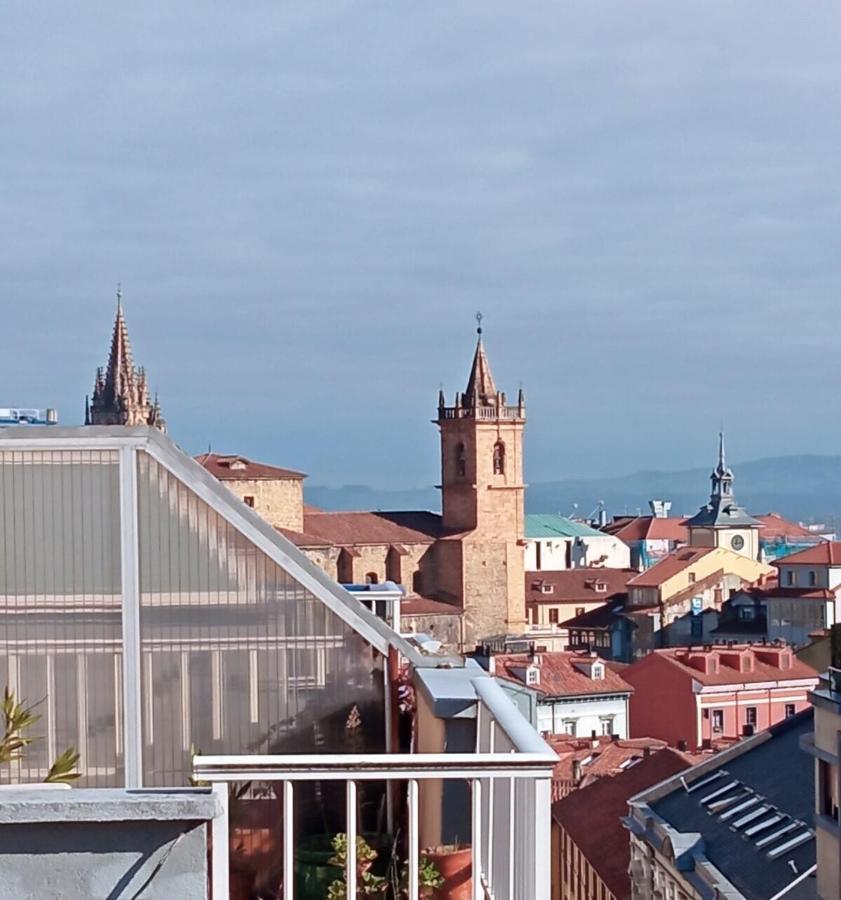 Atico Quintana I - Con Terraza, Vistas A La Ciudad, En El Centro, Con Wifi Y Garaje Apartment Овиедо Екстериор снимка